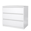 White 3 Drawer Dresser T27139
