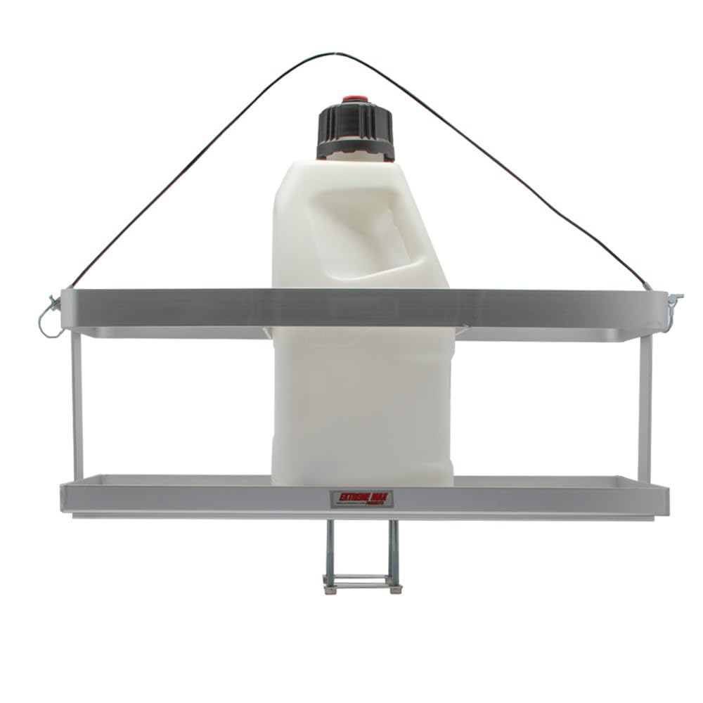 Aluminum Trailer-Mount Fuel Jug Holder for Three 5 Gallon Containers B958