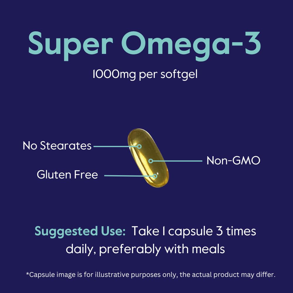 Omega-3 1000mg 120 Softgels B9565