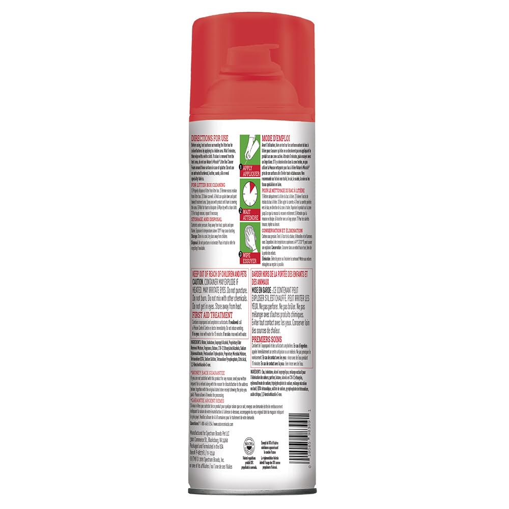 Cat Litter Box Cleaner Foam 17.5 oz 4 Pack M641576
