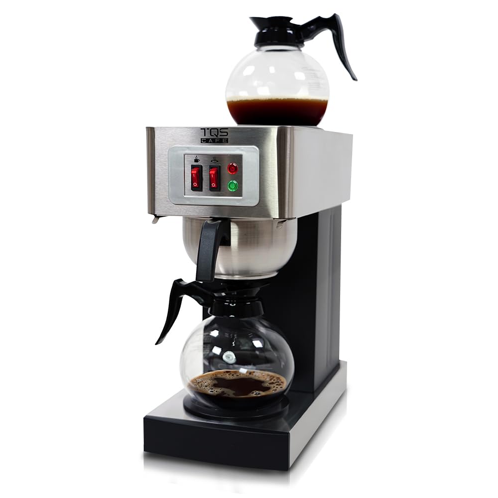 Commercial Coffee Maker, Double 12-Cup Stainless Steel Z199219