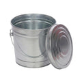 6 Gallon Galvanized Steel Locking Lid Storage Can H604