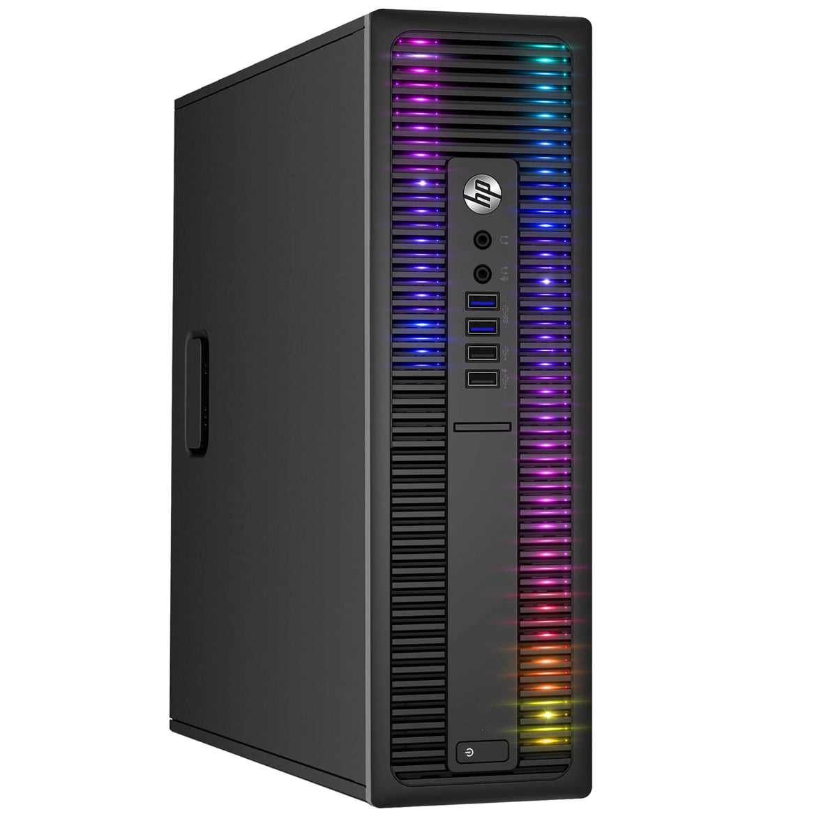 Custom Built RGB Lights PC with 24 Inch Monitor Intel Core i5 16GB RAM 512GB SSD S119
