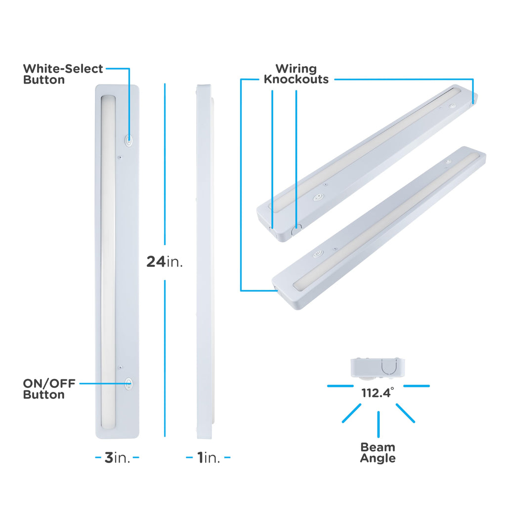 24in. LED Under Cabinet Light Fixture L110