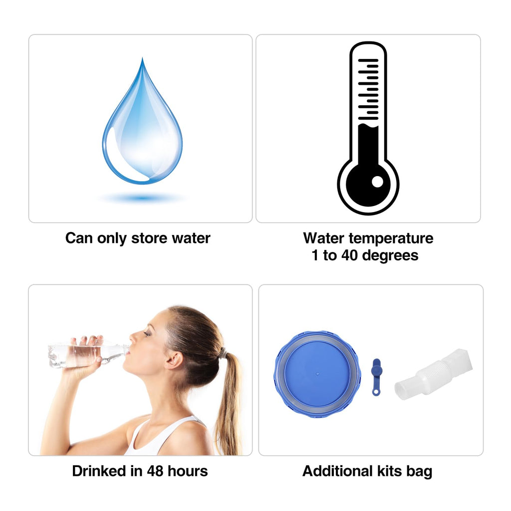 4 Gallon Portable Water Container with Spigot Z509