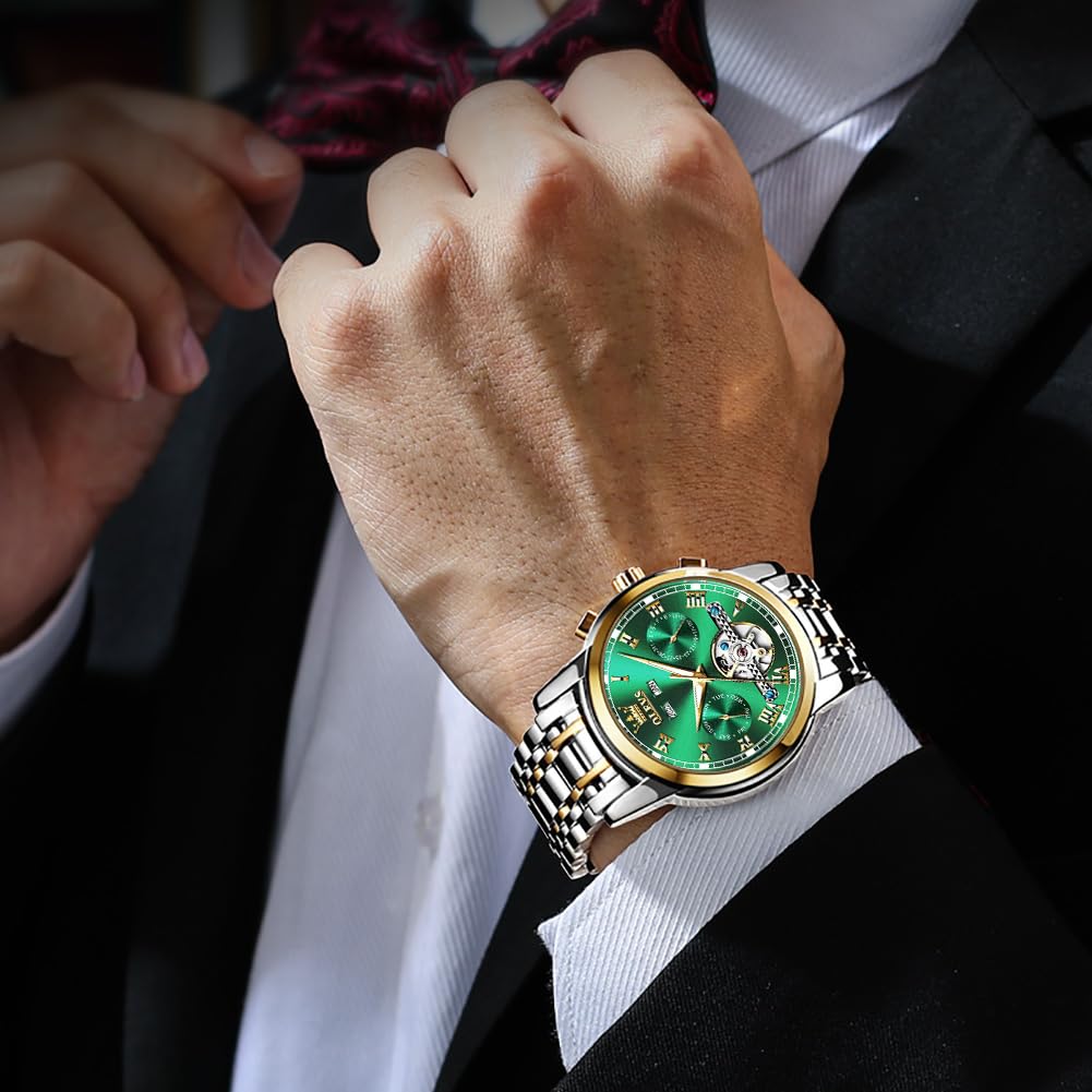 Automatic Mechanical Waterproof Stainless Steel Wrist Watch P3008