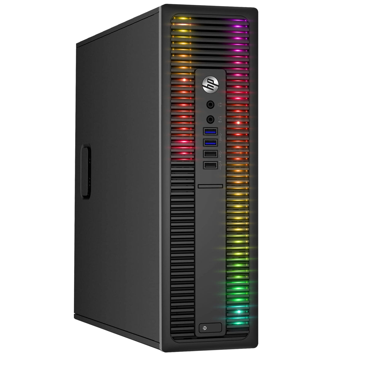 Custom Built RGB Lights PC with 24 Inch Monitor Intel Core i5 16GB RAM 512GB SSD S119