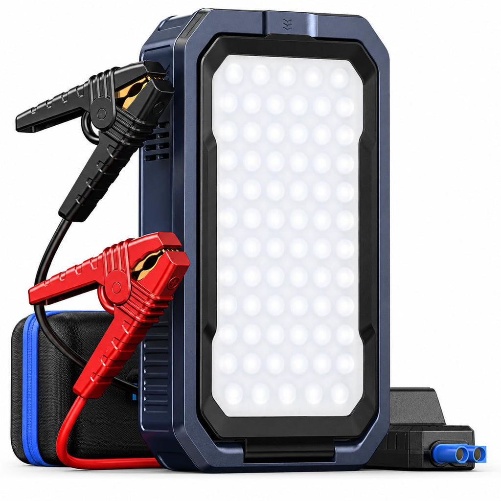 12V 8000A Portable Jump Starter with Air Compressor Y35507