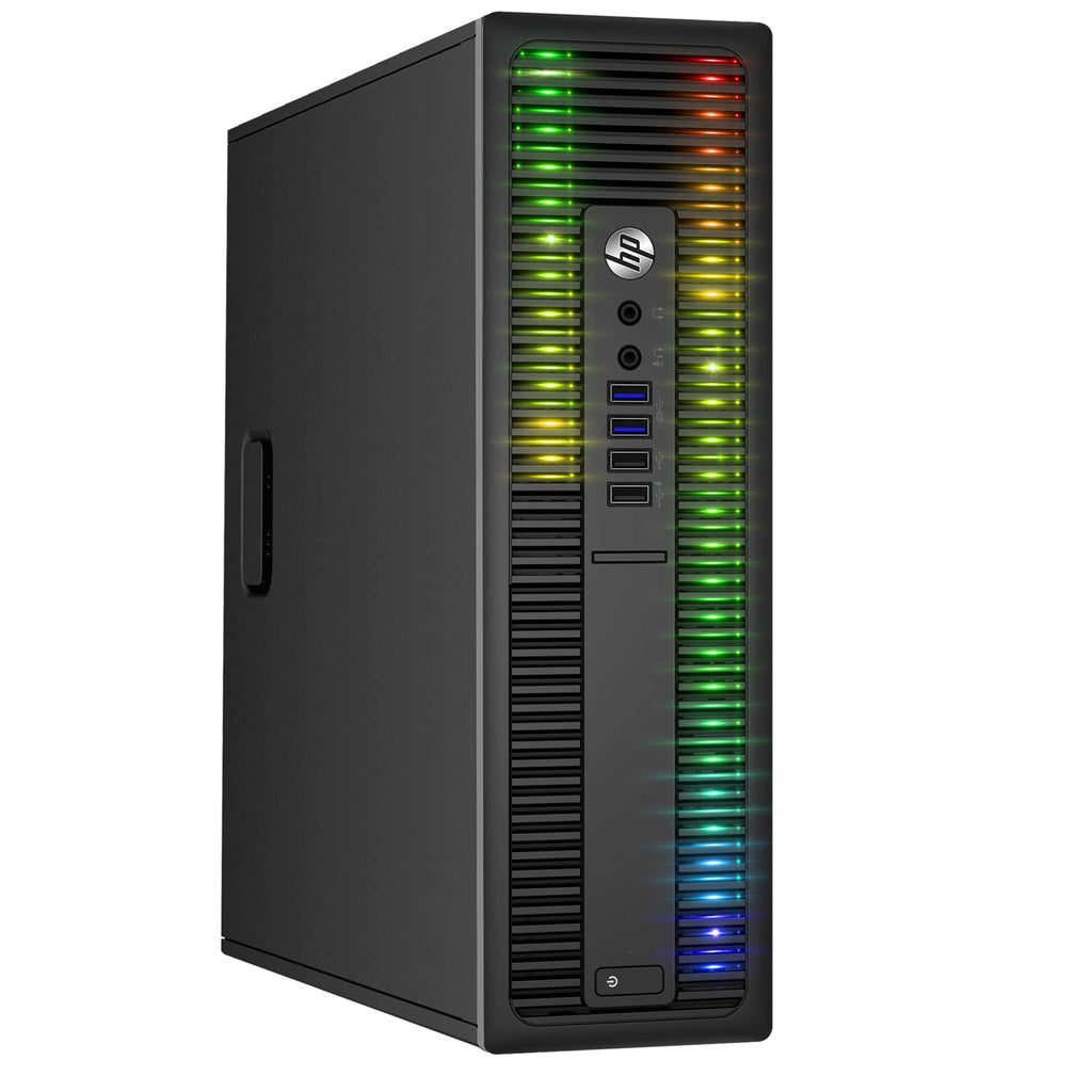 Custom Built RGB Lights PC with 24 Inch Monitor Intel Core i5 16GB RAM 512GB SSD S119