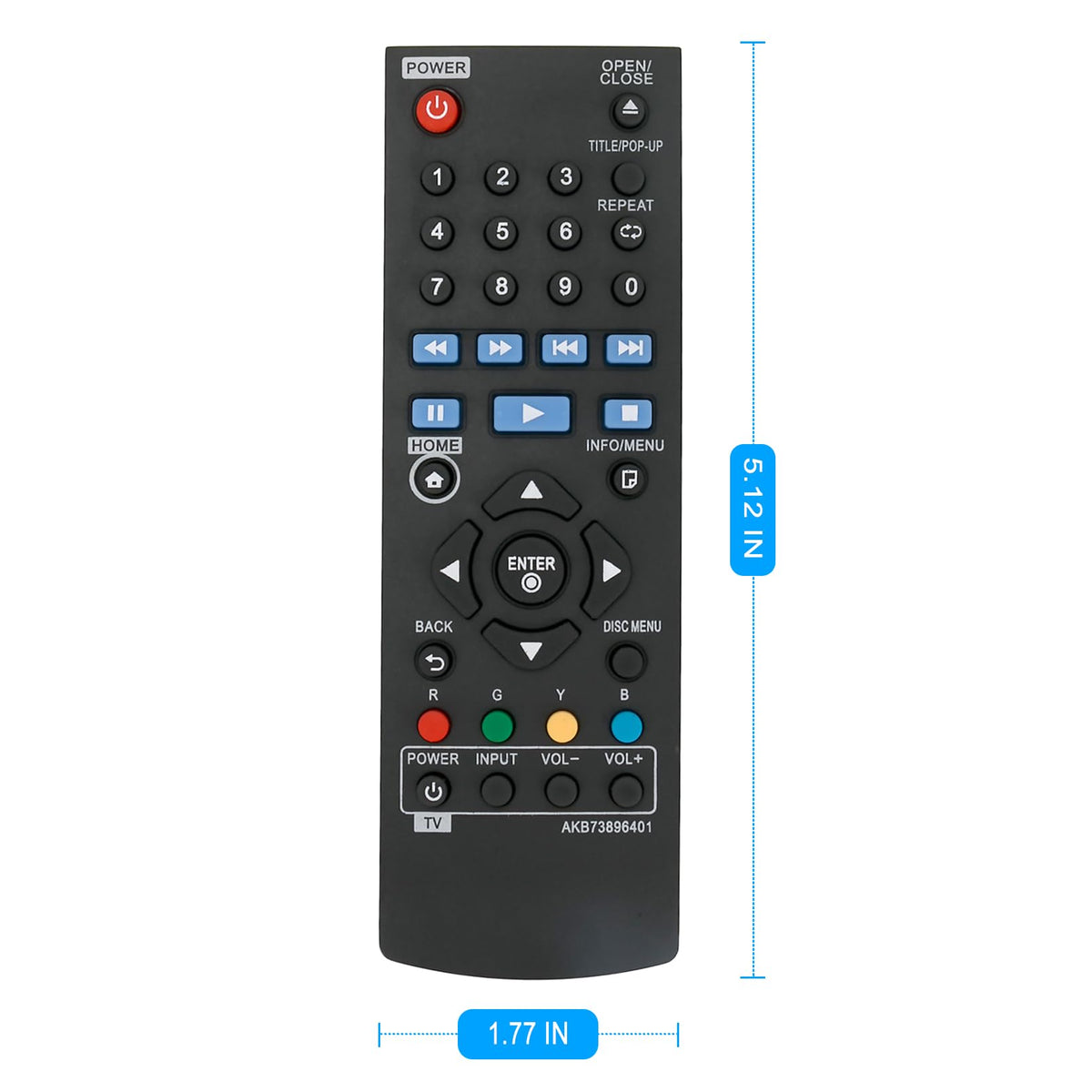 Replace Remote Control L478