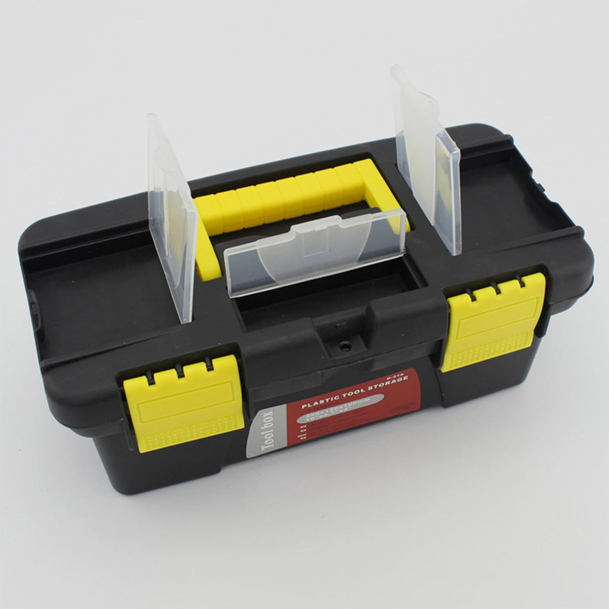 10" Plastic Tool Box with Removable Tool Tray F548