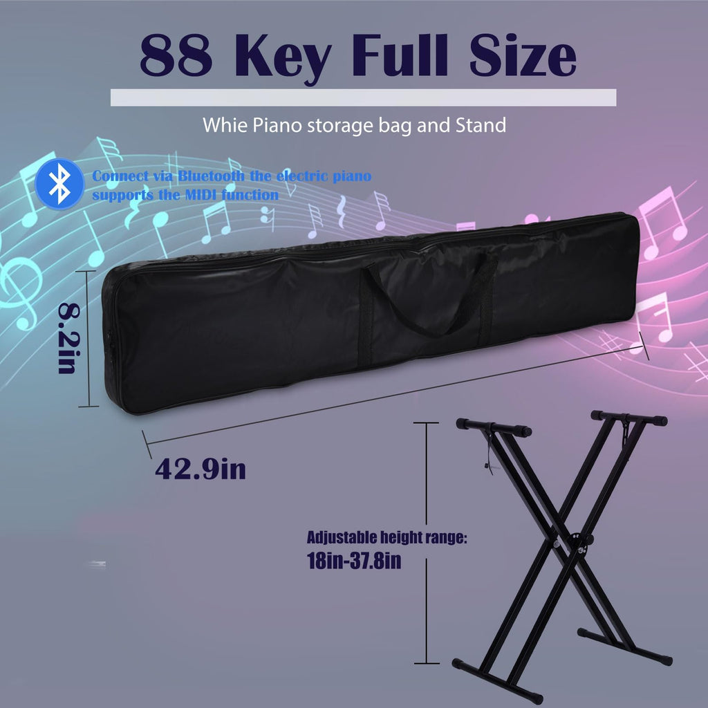 88 Keys Electric Digital Piano with Semi Weighted Key R445