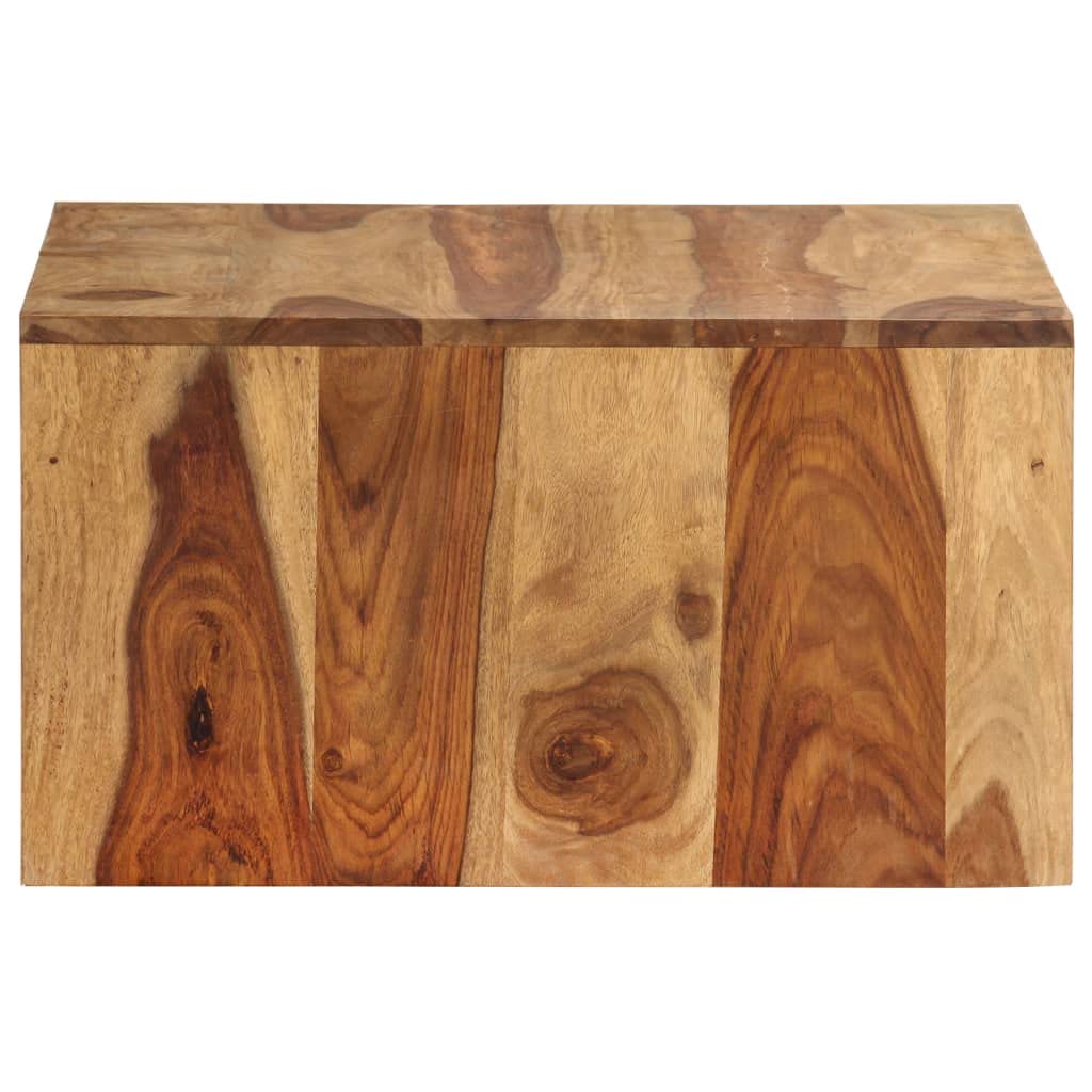 2 pcs Solid Sheesham Wood Nesting Tables F46360