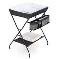 Portable Baby Changing Table with Safety Belt Black V5944