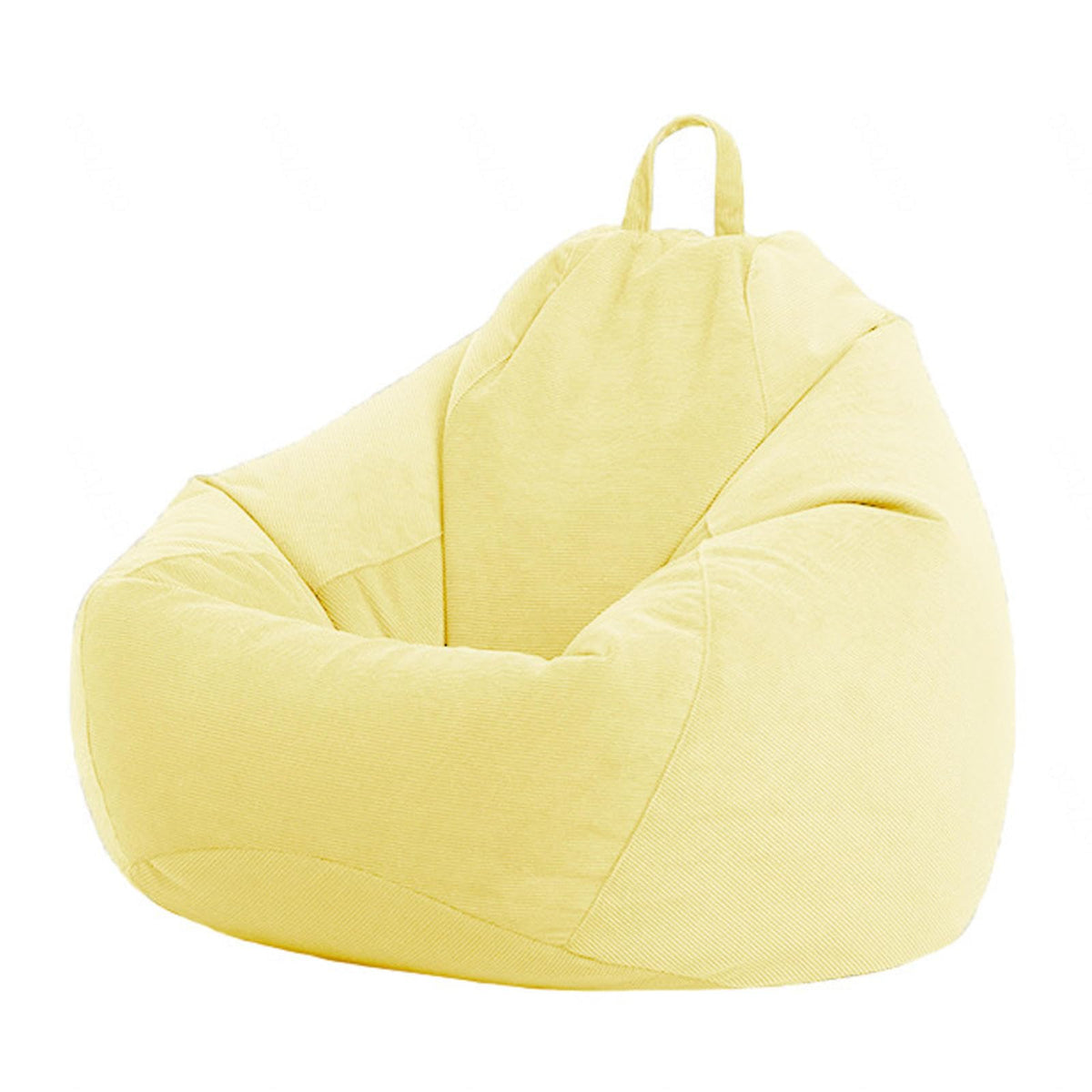 Yellow Linen Bean Bag Chair Cover 60X75cm Z853551