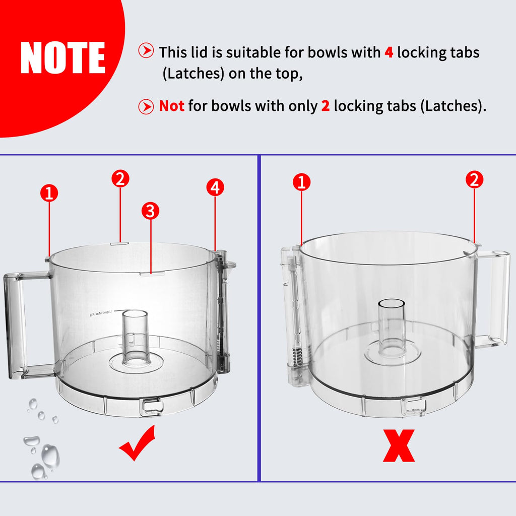 Food Processor Work Bowl Lid V281991