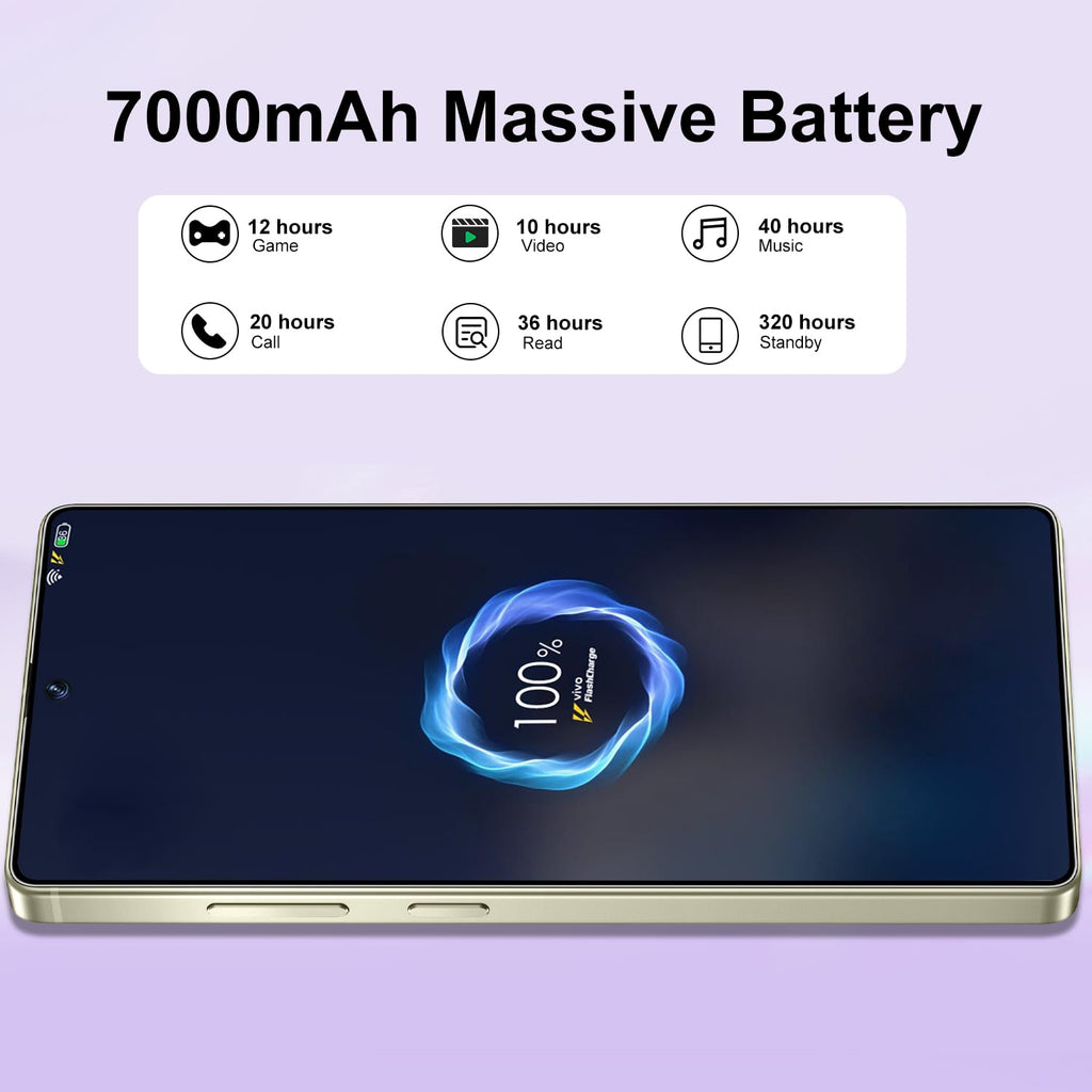 5G Unlocked Smartphone 12GB+512GB 6.99" 7000mAh Black M79921