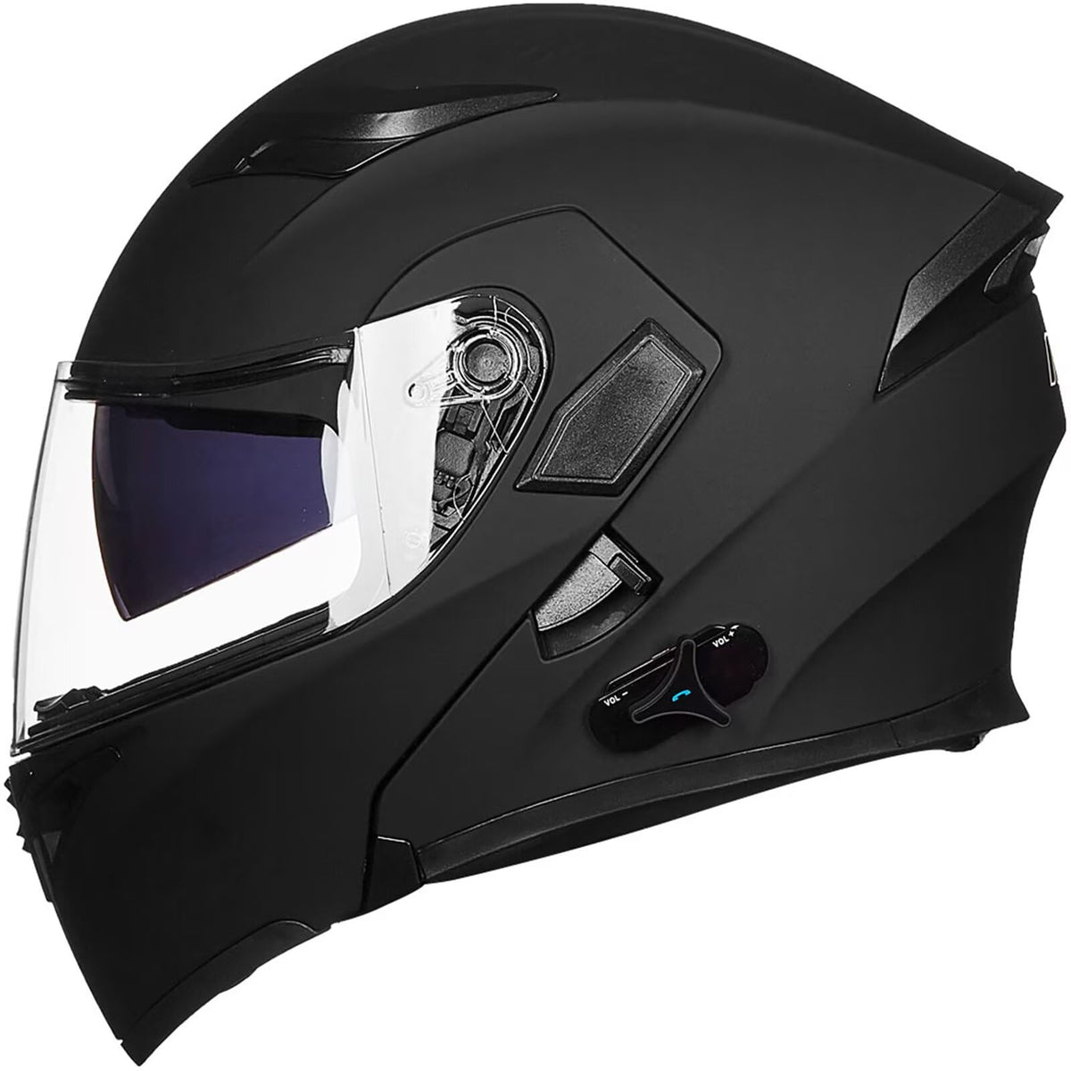 Bluetooth Modular Flip up Full Face Motorcycle Helmet I9476