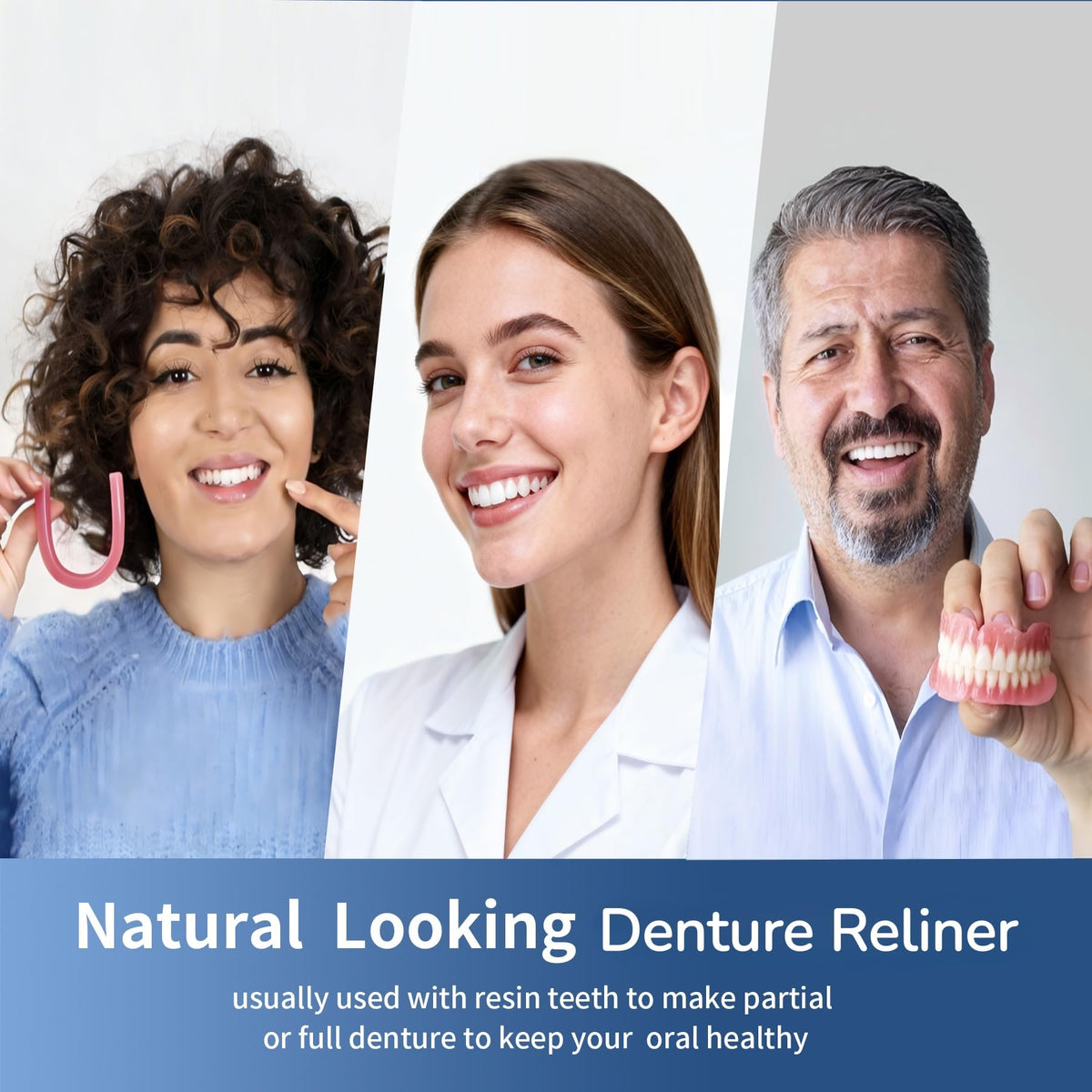 Boil & Fit Denture Reliner Kit for Full or Partial Denture T414