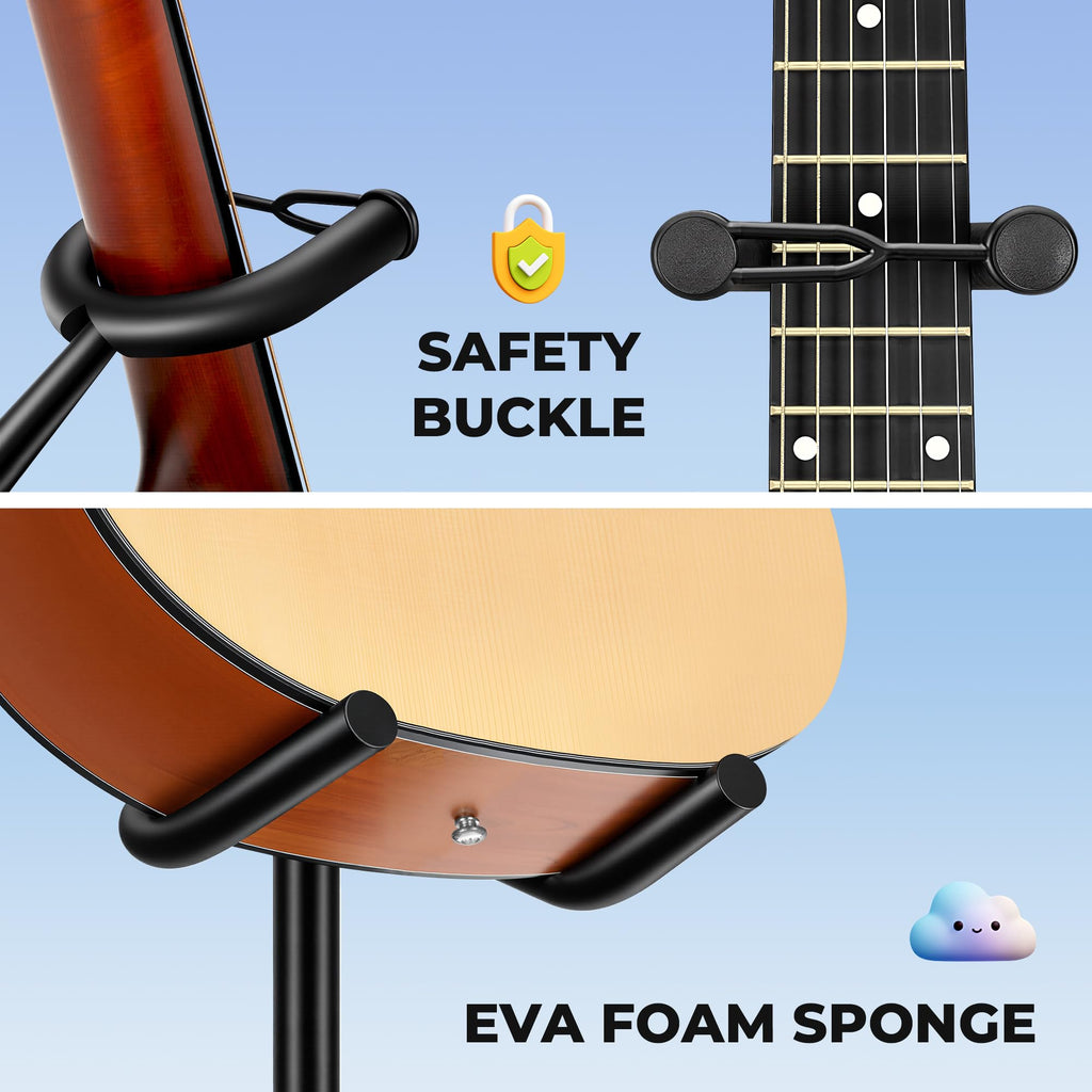 Adjustable Folding Metal Guitar Stand C966639