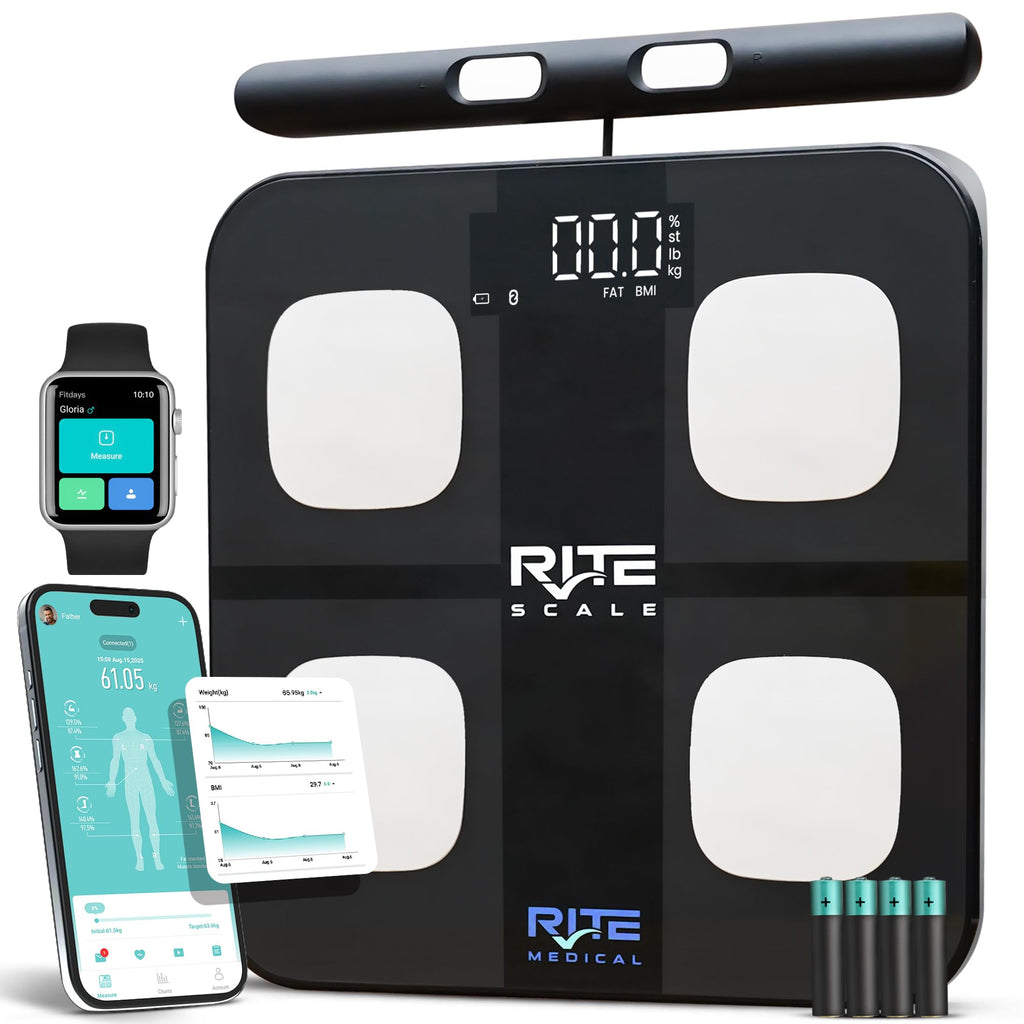 8-Electrode Digital Body Weight Scale with Bluetooth S572