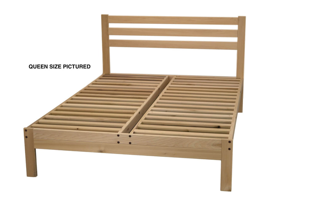 California King Unfinished Wood Platform Bed F545