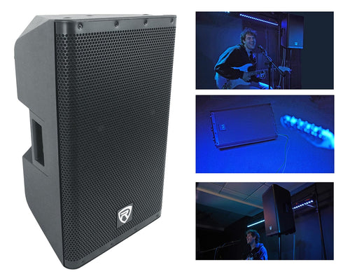 12" Powered PA Speaker Pair F27274
