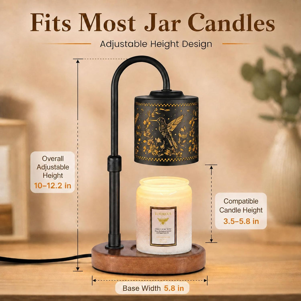 Dimmable Candle Warmer Lamp with Timer F321556