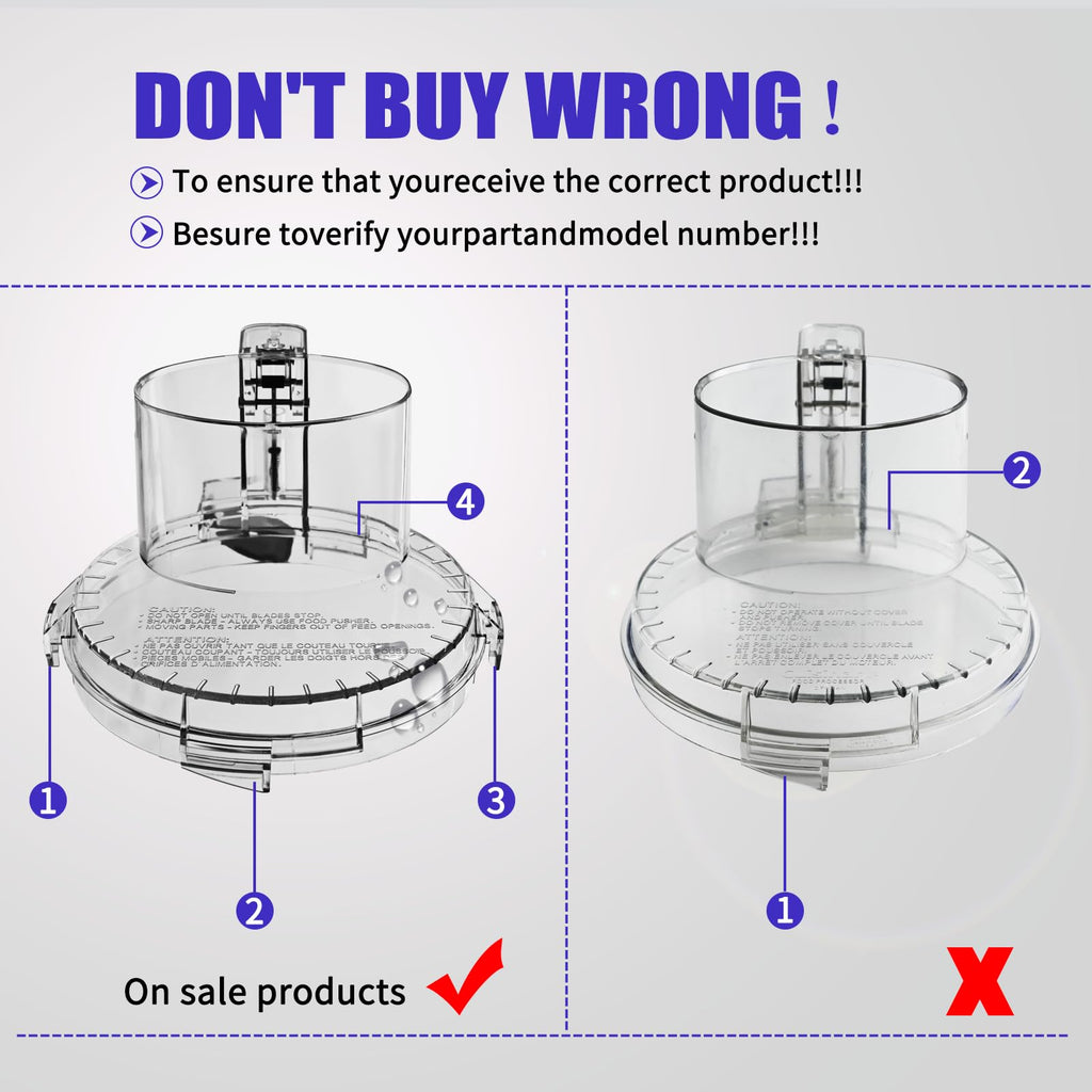 Food Processor Work Bowl Lid V281991