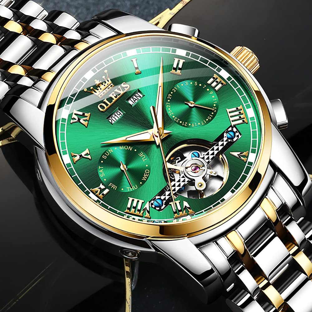 Automatic Mechanical Waterproof Stainless Steel Wrist Watch P3008