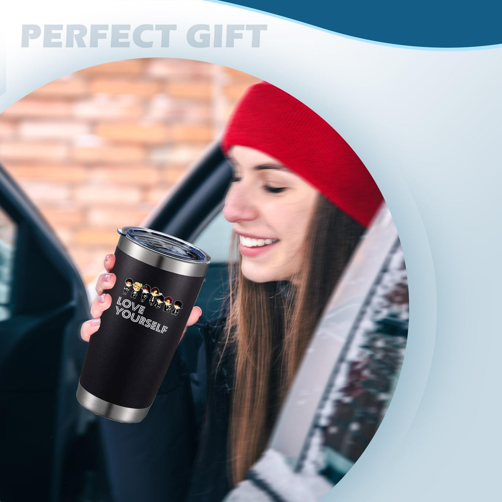 20oz Insulated Stainless Steel Tumbler with Lid I1258