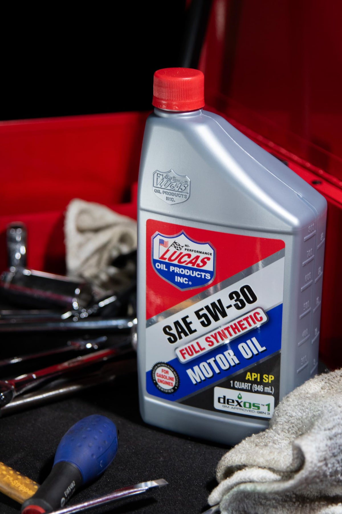 Full Synthetic SAE 5W-30 Motor Oil 1 Quart I86801