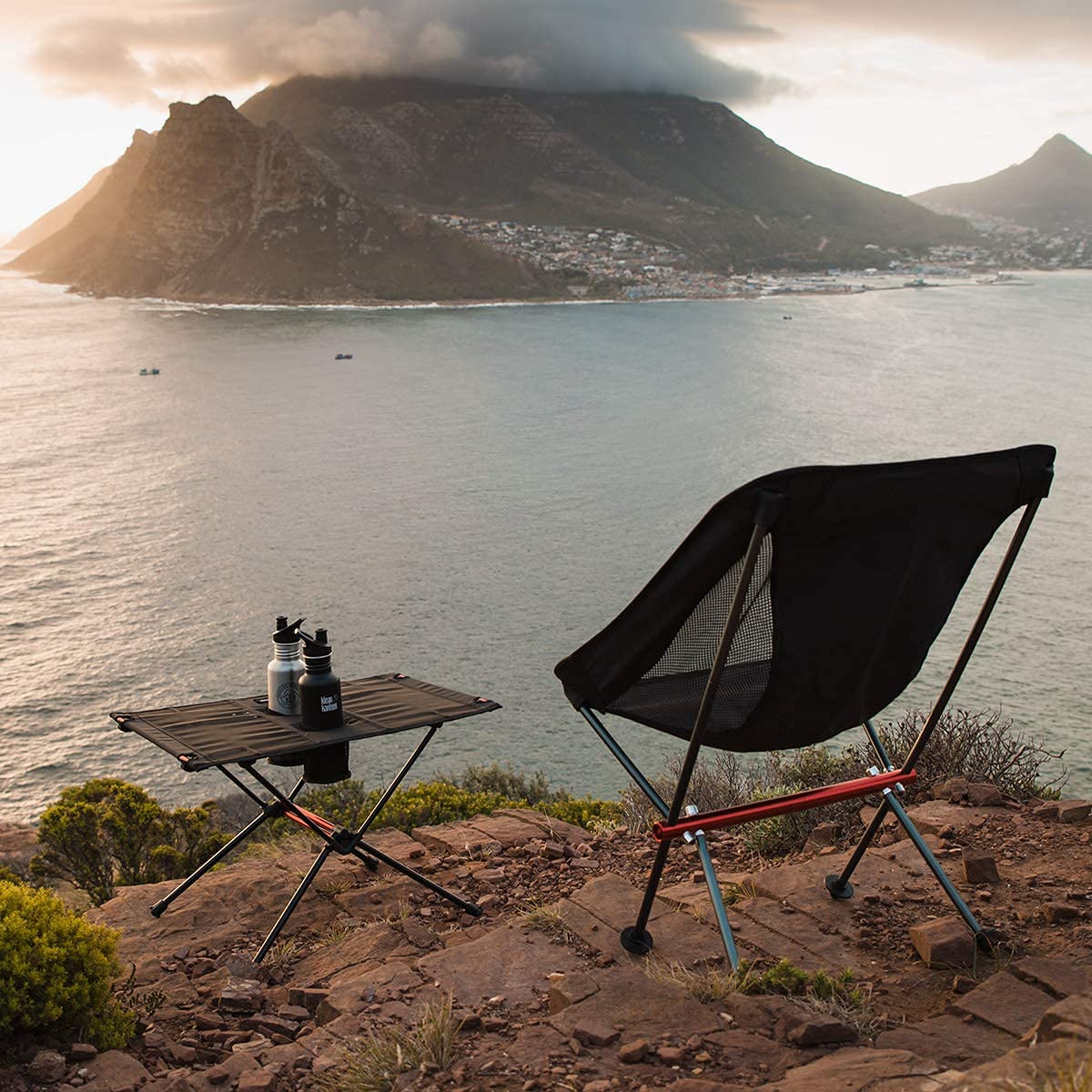 Ultralight 1.6 LBS Folding Camping Table with Carry Bag U326698