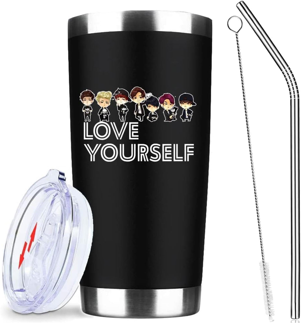 20oz Insulated Stainless Steel Tumbler with Lid I1258