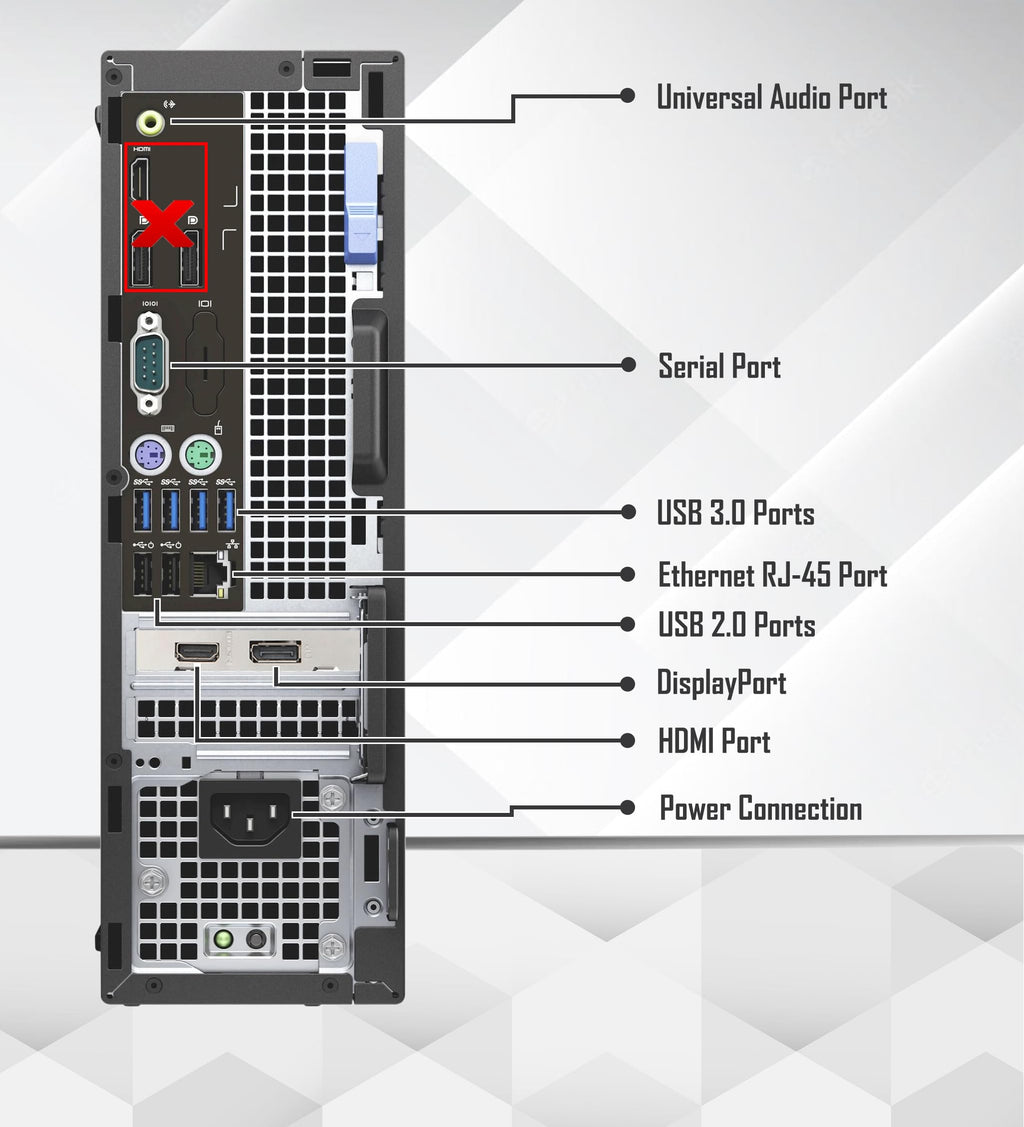 Gaming Desktop PC Intel Core i5 16GB RAM 512GB SSD F892