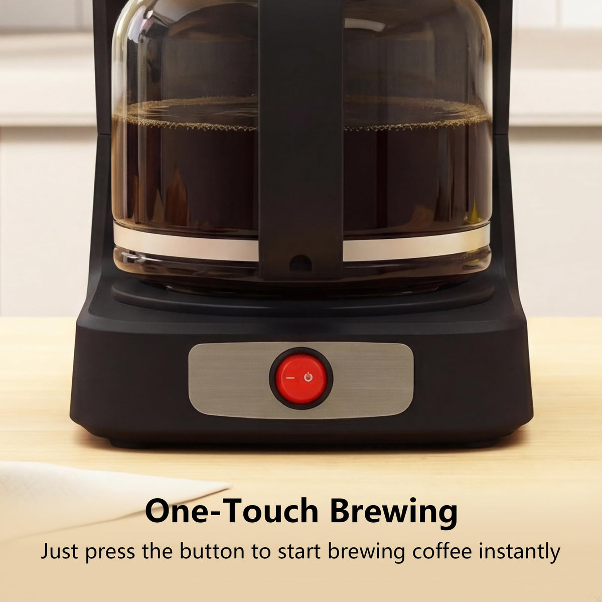 12 Cup Drip Coffee Maker with Reusable Filter K79317