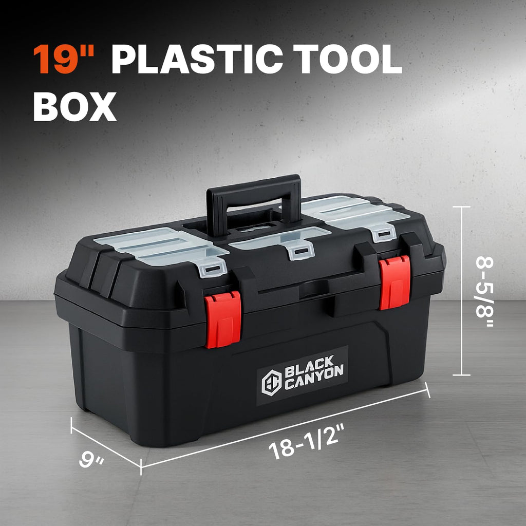19 Inch Plastic Portable Tool Box with Handle E161917