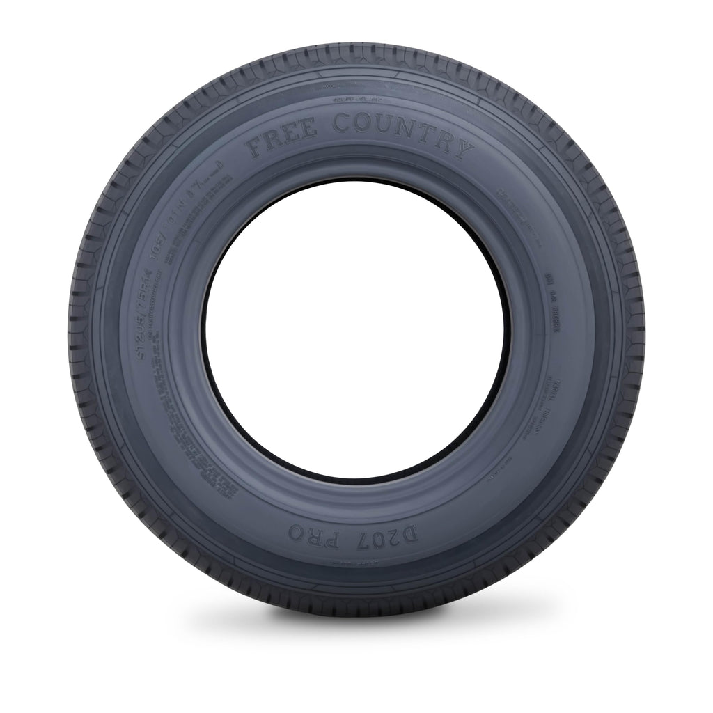 2 Premium Trailer Tires ST205/75R14 8PR LR D T3243