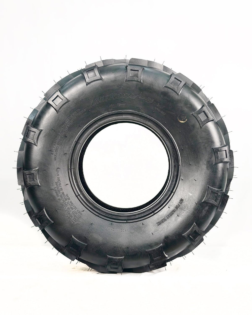 Set of 2 19x7-8 Tubeless ATV Tires M4139
