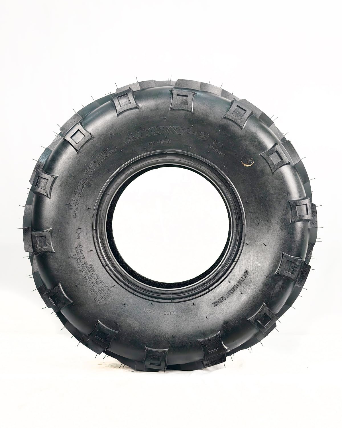 Set of 2 19x7-8 Tubeless ATV Tires M4139