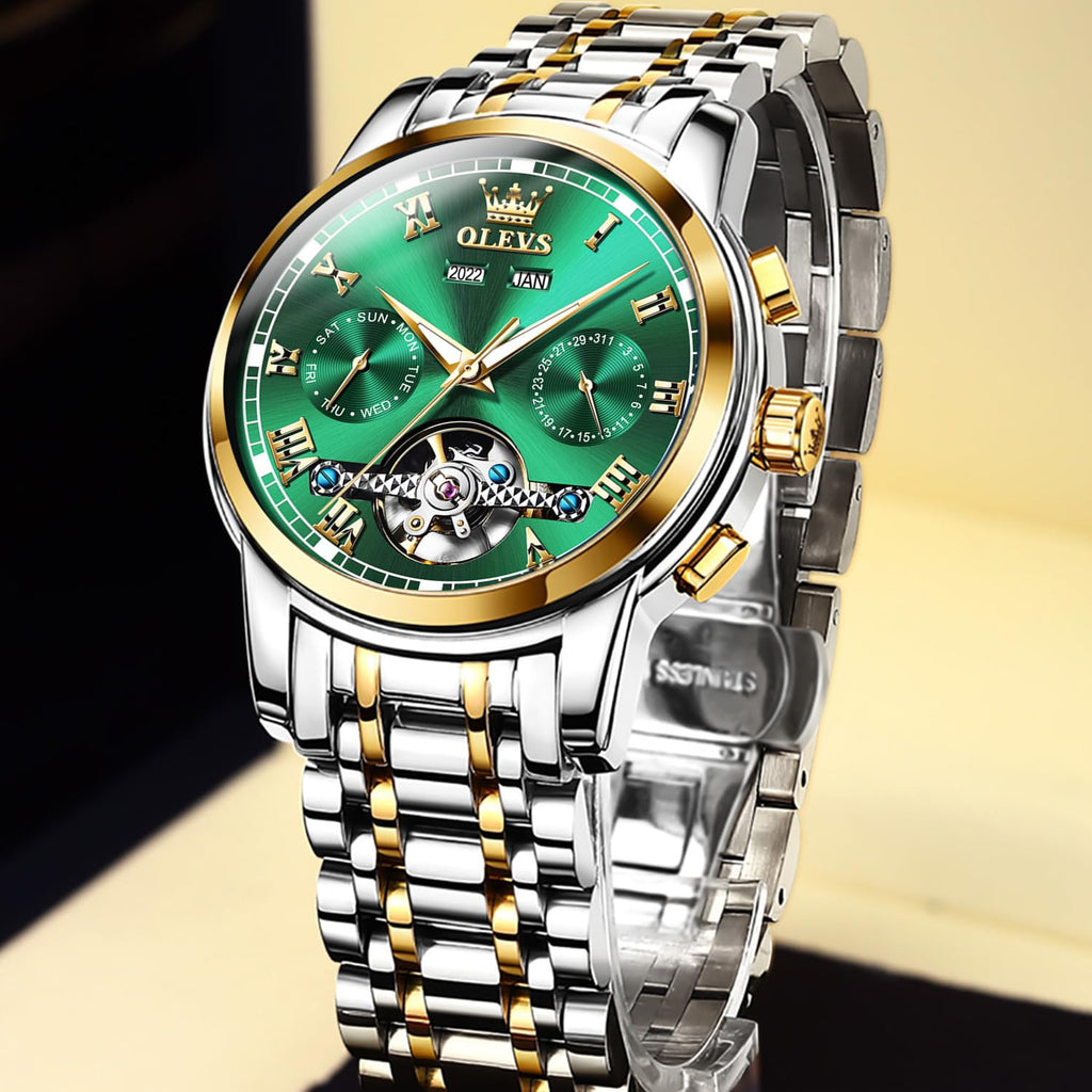 Automatic Mechanical Waterproof Stainless Steel Wrist Watch P3008