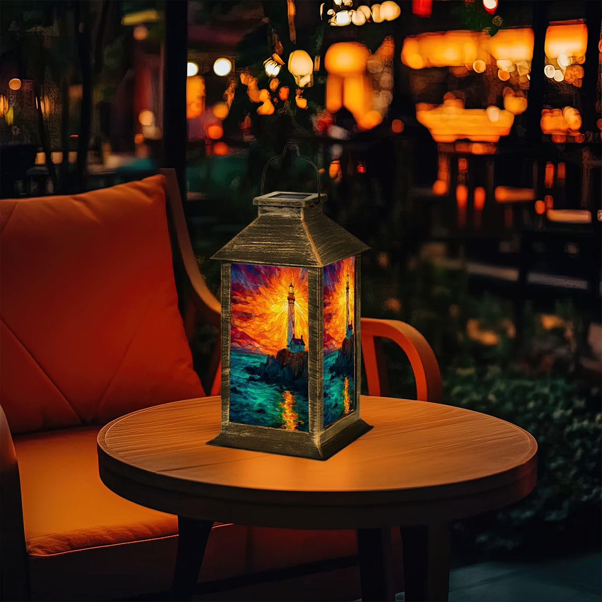 Solar Powered Waterproof Hanging Lantern G438363