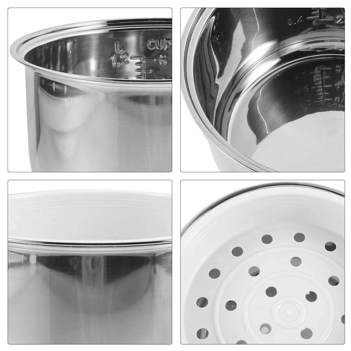 3L Stainless Steel Non Stick Rice Cooker Inner Pot O99063