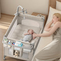 Baby Bassinet, Pack and Play, Bedside Crib Sleeper, Diaper Changer E44469