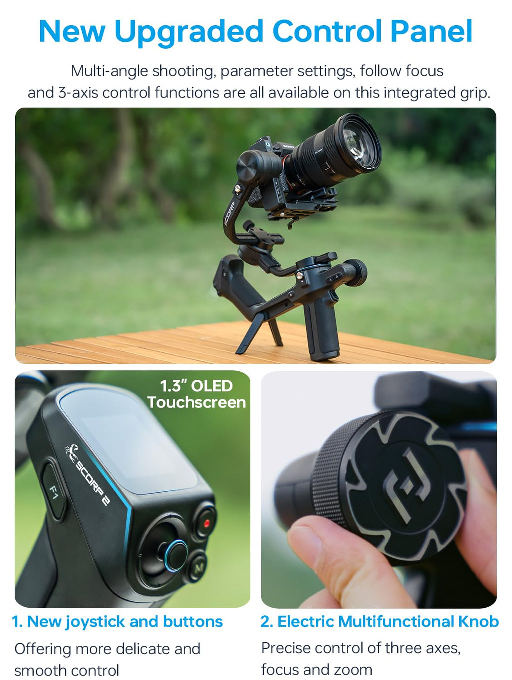 Camera Gimbal Stabilizer with AI Tracking G3617