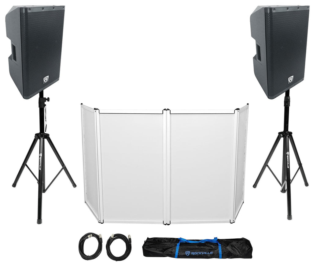12" Powered PA Speaker Pair F27274