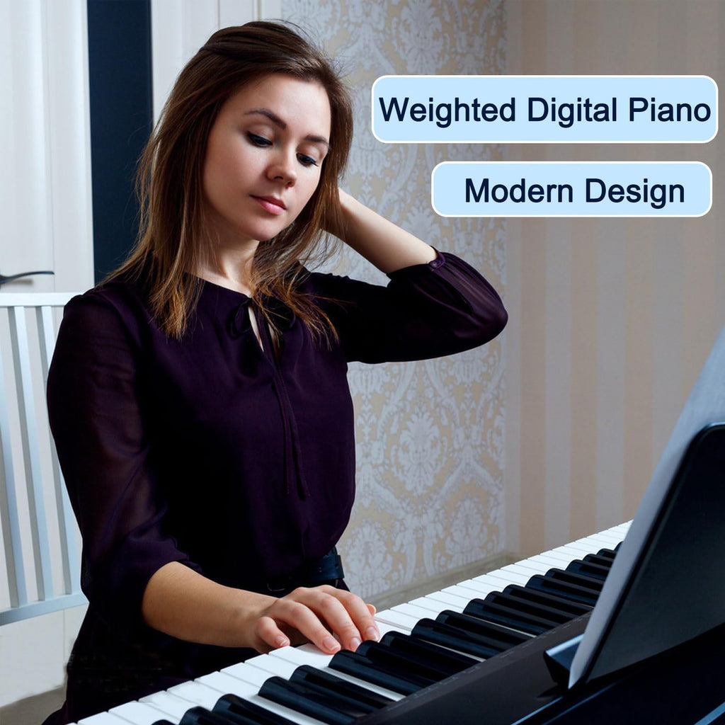 88 Keys Electric Digital Piano with Semi Weighted Key R445