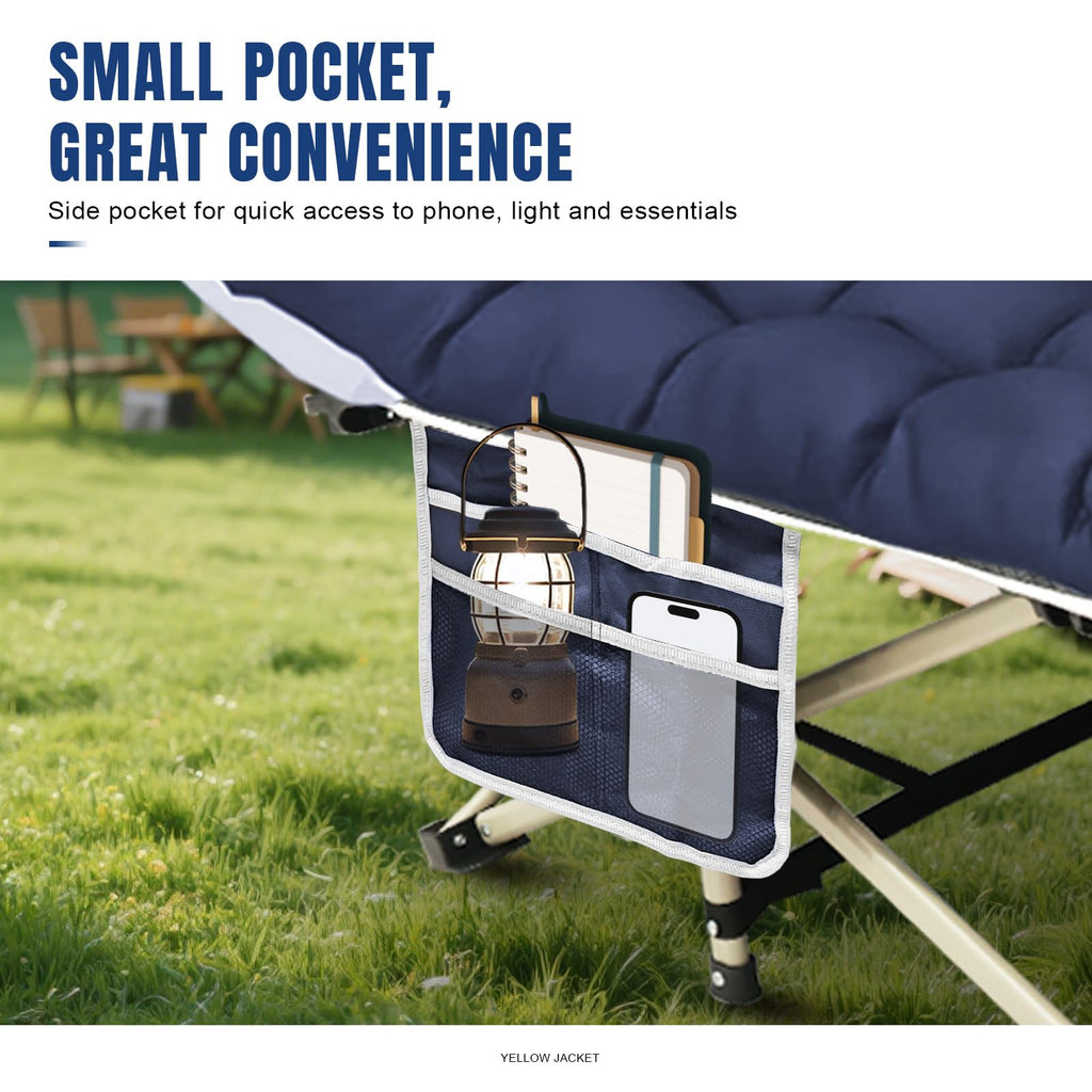 Folding Camping Cot with Mattress and Carry Bag K964