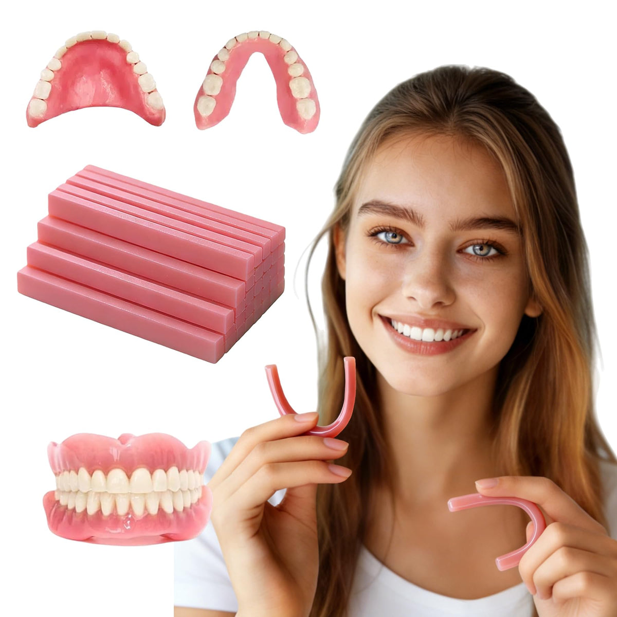 Boil & Fit Denture Reliner Kit for Full or Partial Denture T414
