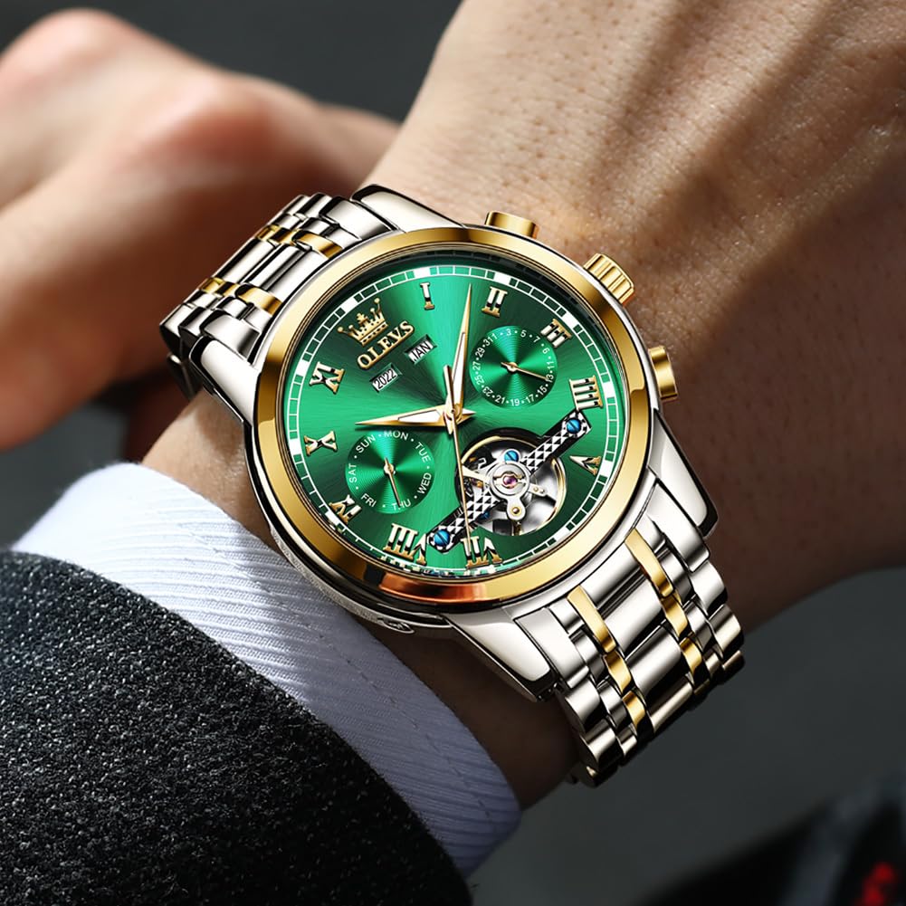 Automatic Mechanical Waterproof Stainless Steel Wrist Watch P3008